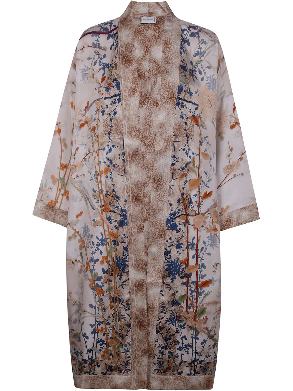 Aloe silk kimono