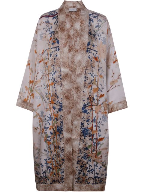 Pierre-Louis Mascia Aloe kimono i silke