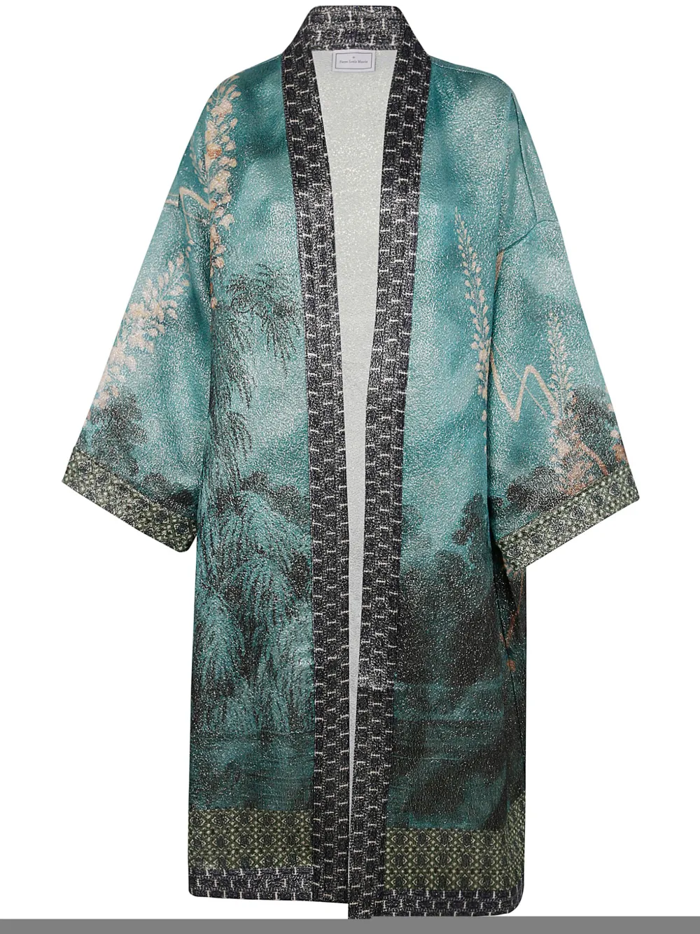 Shop Pierre-louis Mascia Pax Kimono In Blue