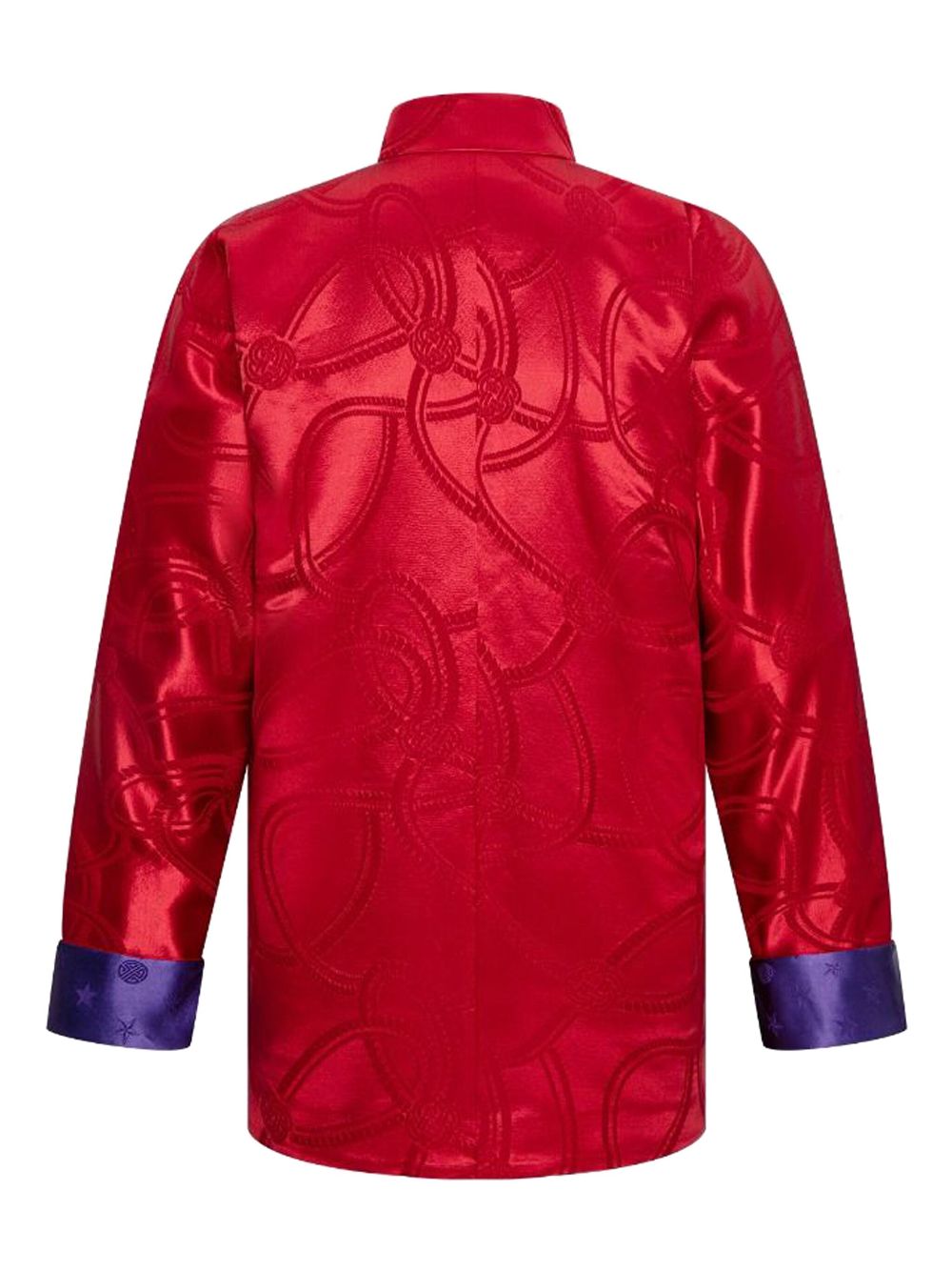 Shanghai Tang Tang two-tone jacket - Red