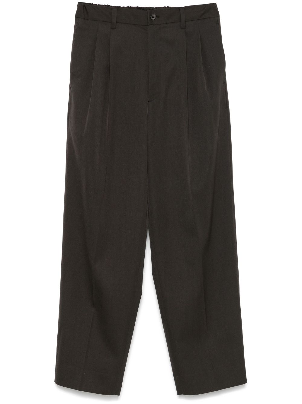 STEIN pleated trousers - Brown