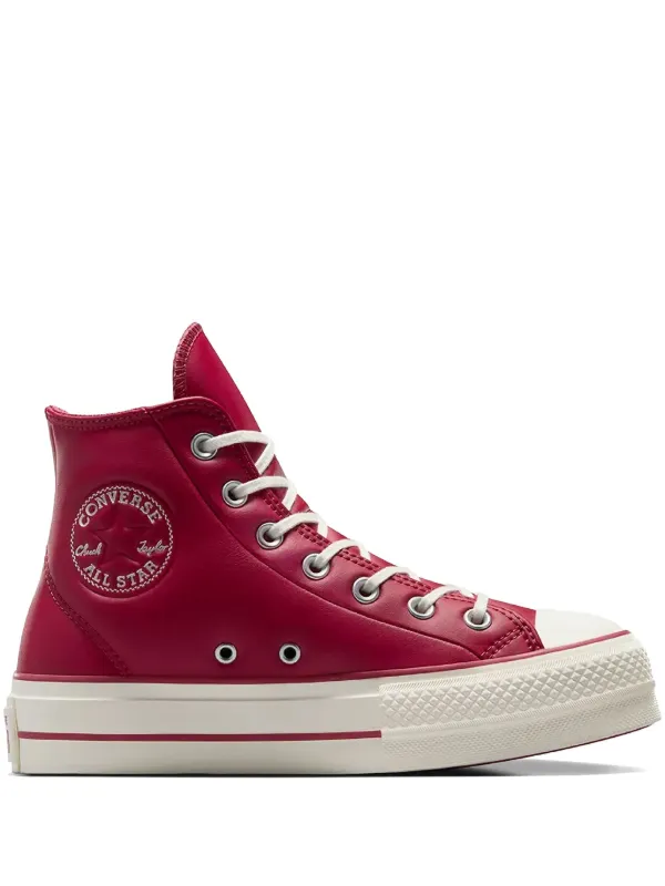 chuck taylor all star lift leather high top