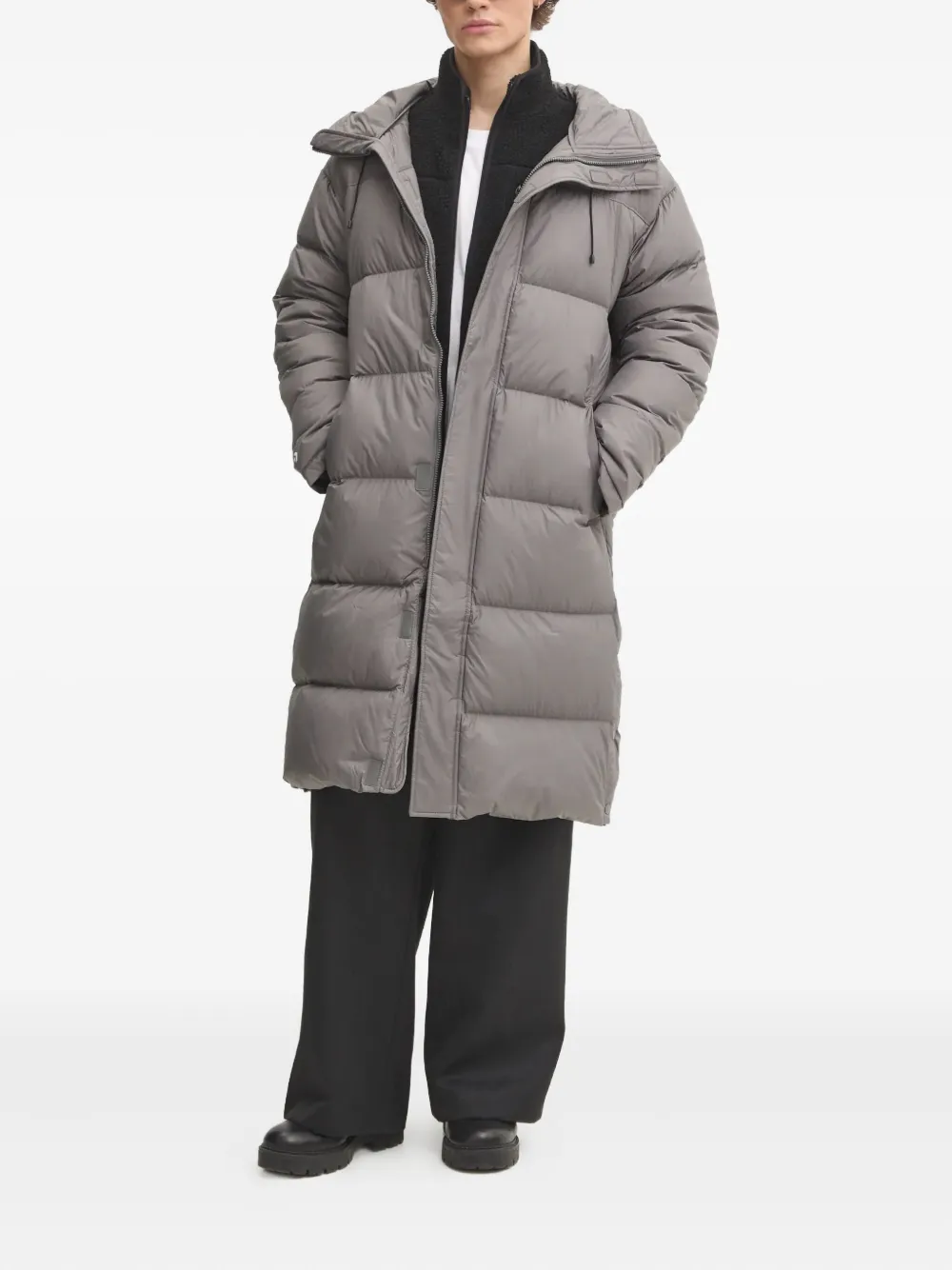 Converse Donsjack met capuchon Grijs