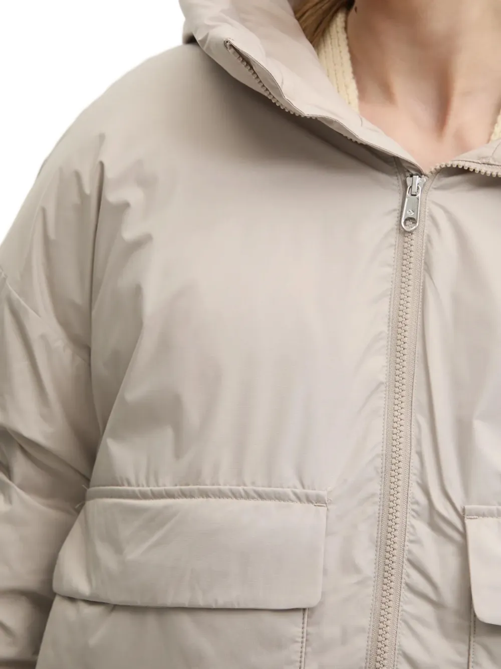 Converse Jack met capuchon en zak Grijs