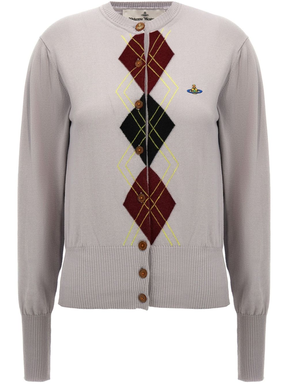 Argyle cardigan