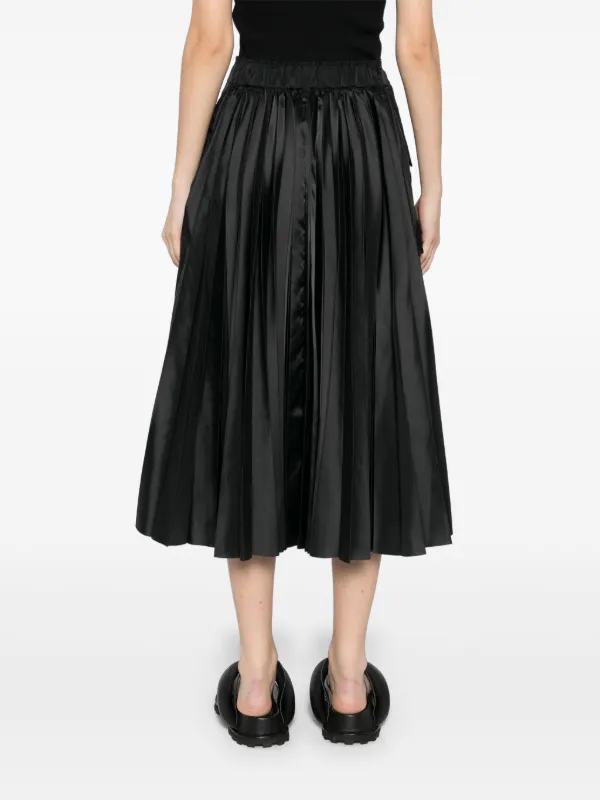 sacai パネルスカート Sacai パネル スカート | ブラック | FARFETCH JP