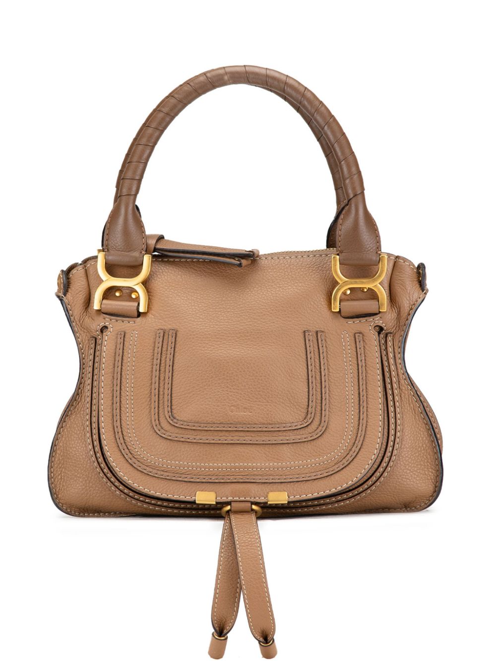 2019 Small Grained Leather Marcie satchel