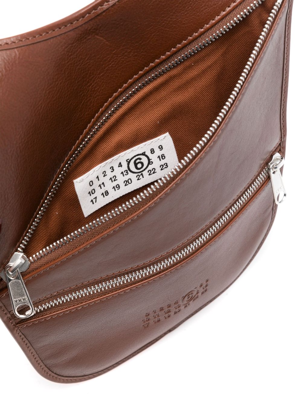 MM6 MAISON MARGIELA LEATHER SHOULDER BAG