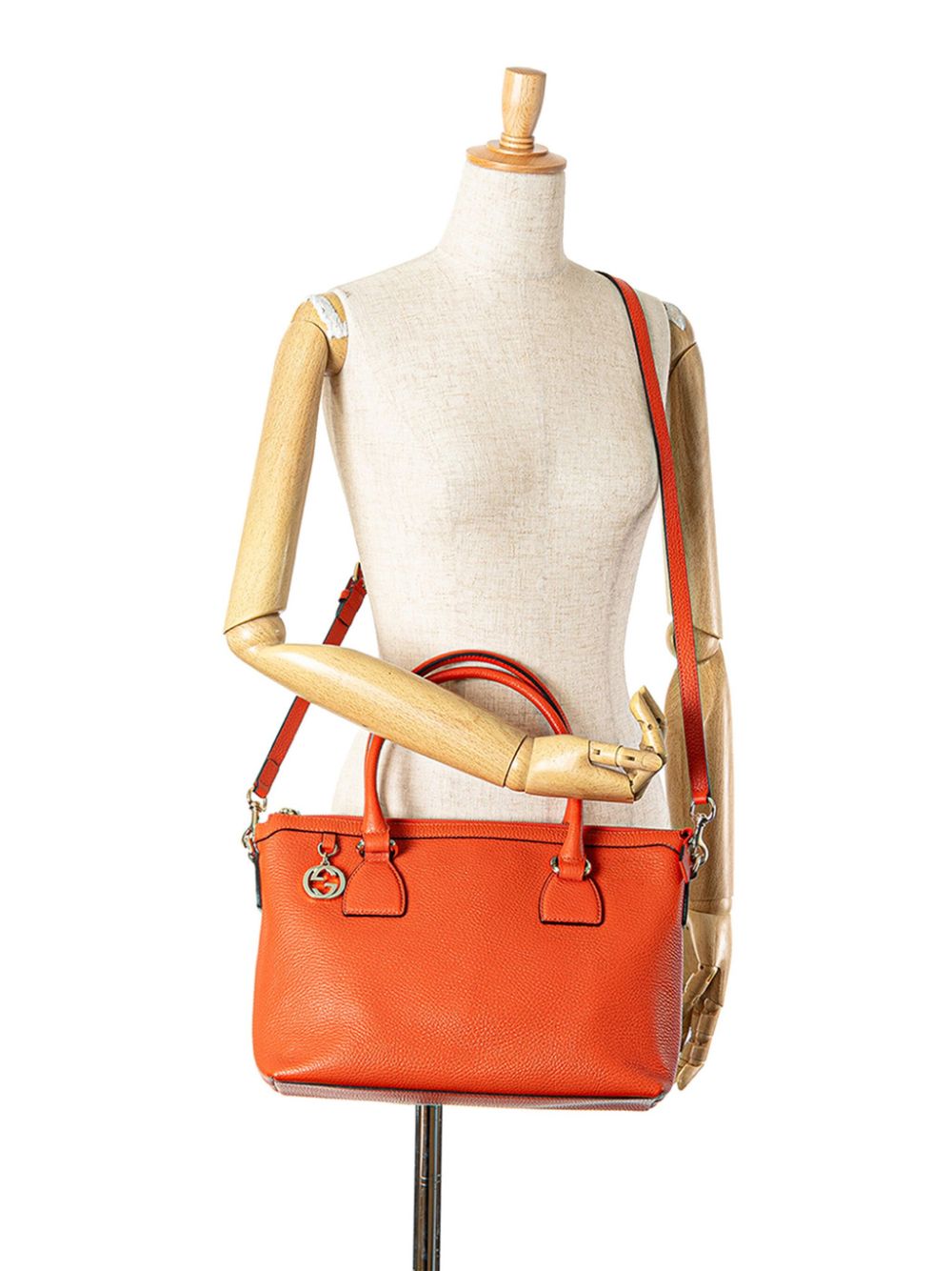 Gucci Pre-Owned 2000-2015 Leather Charmy satchel - Oranje