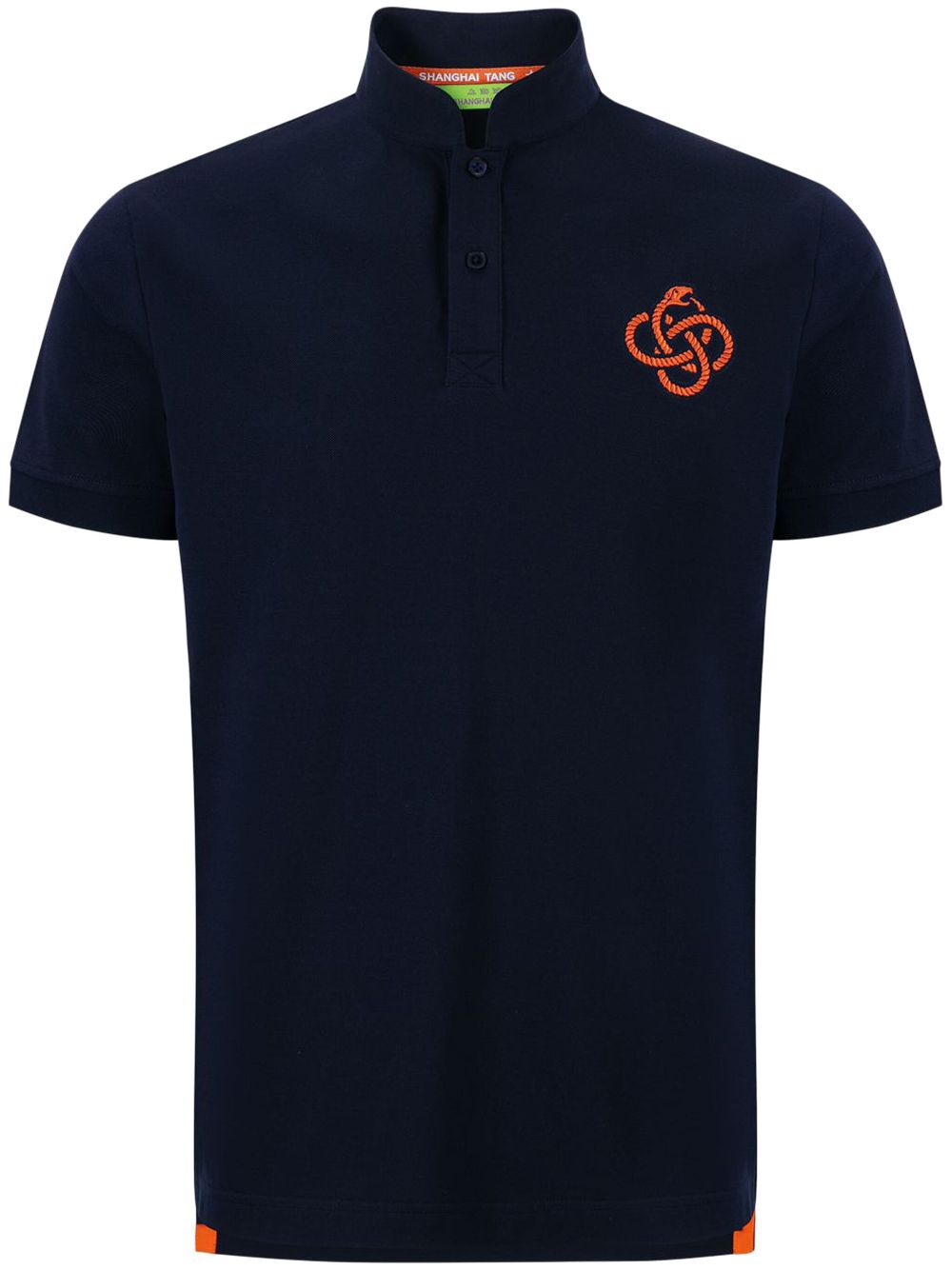 Shanghai Tang Year of the Snake polo shirt - Blue