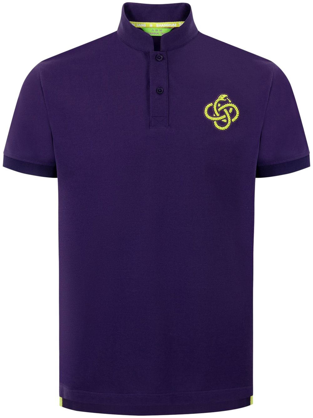 Shanghai Tang Year of the Snake polo shirt - Purple