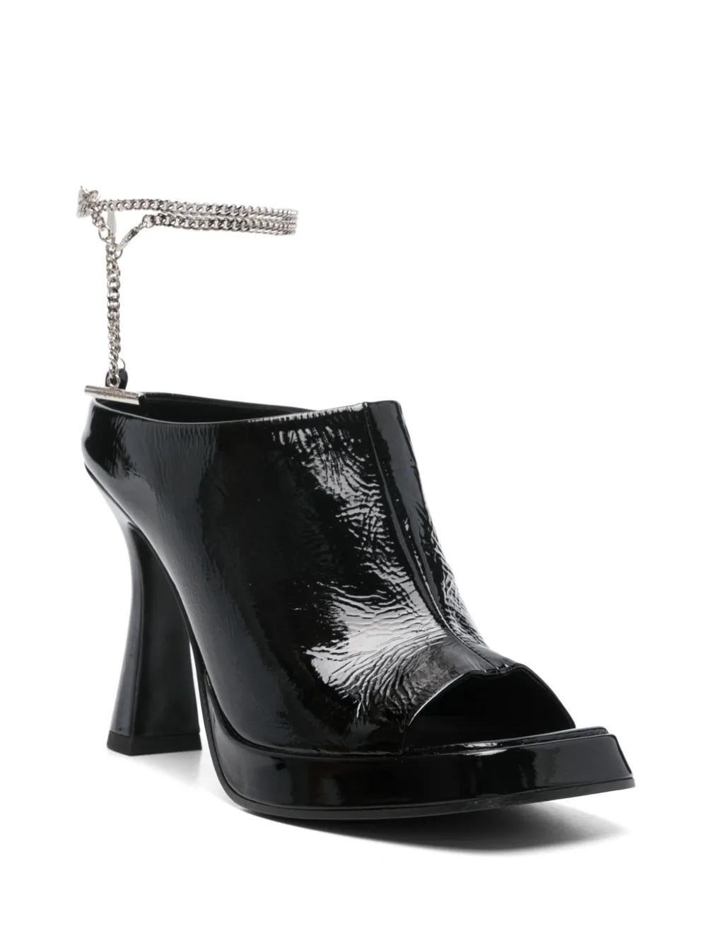 Alexander McQueen 100 mm The Flare sandalen - Zwart