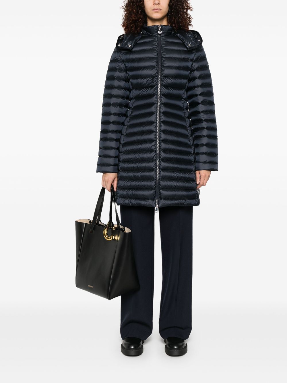 Moncler Igelong jas - Blauw