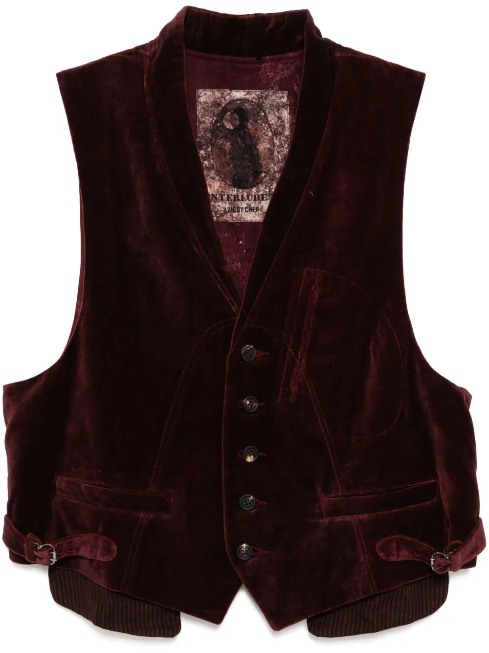 velvet vest