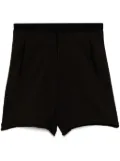 Label Under Construction seam shorts - Brown