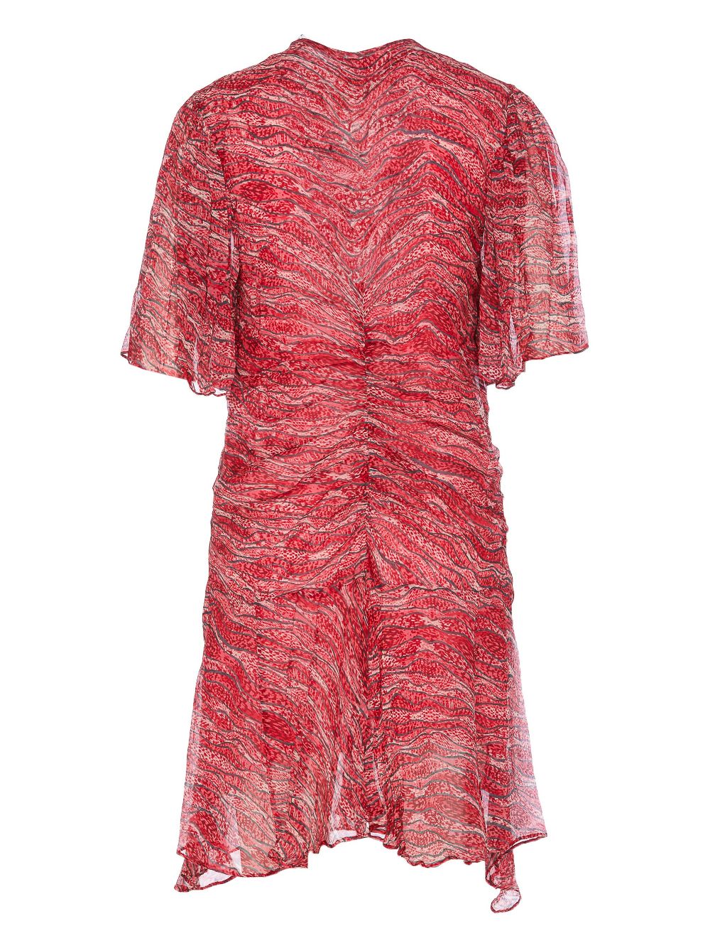 MARANT ÉTOILE chiffon mini dress - Rood