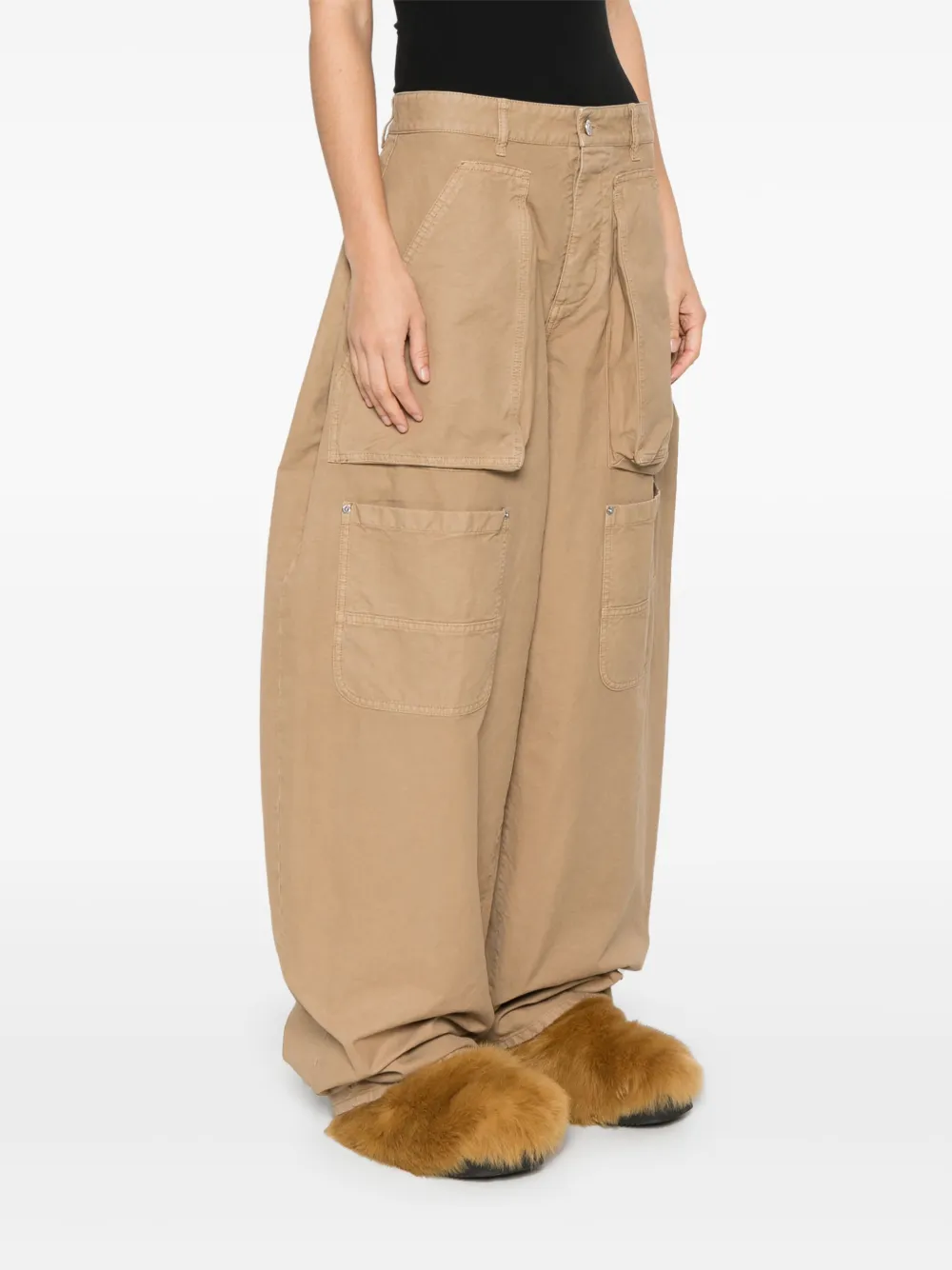 Dsquared2 Amelia Trousers In Neutrals
