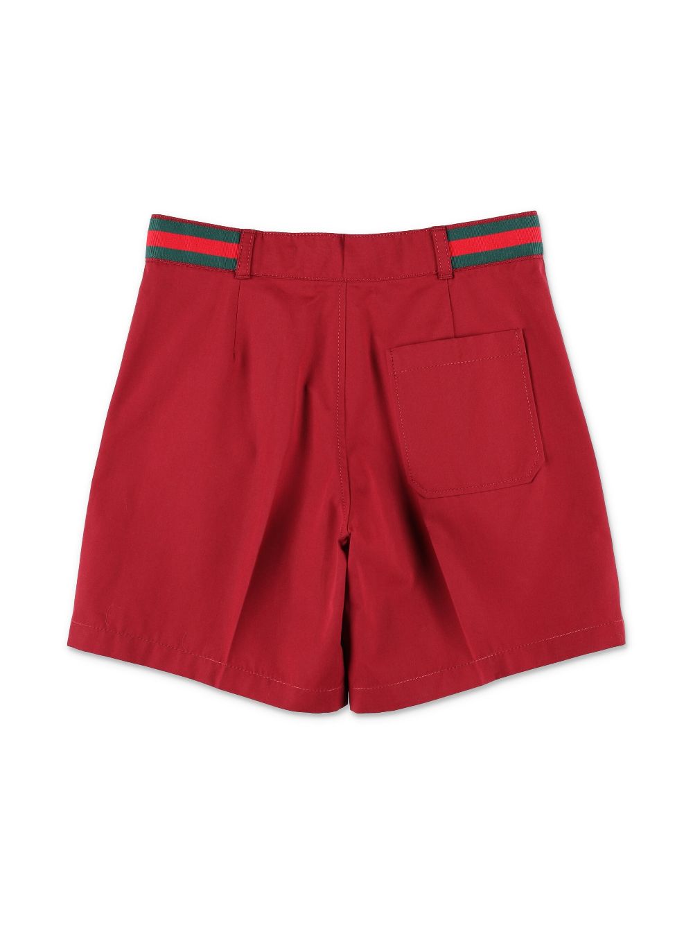 Gucci Kids Web Stripe-trim shorts - Rood