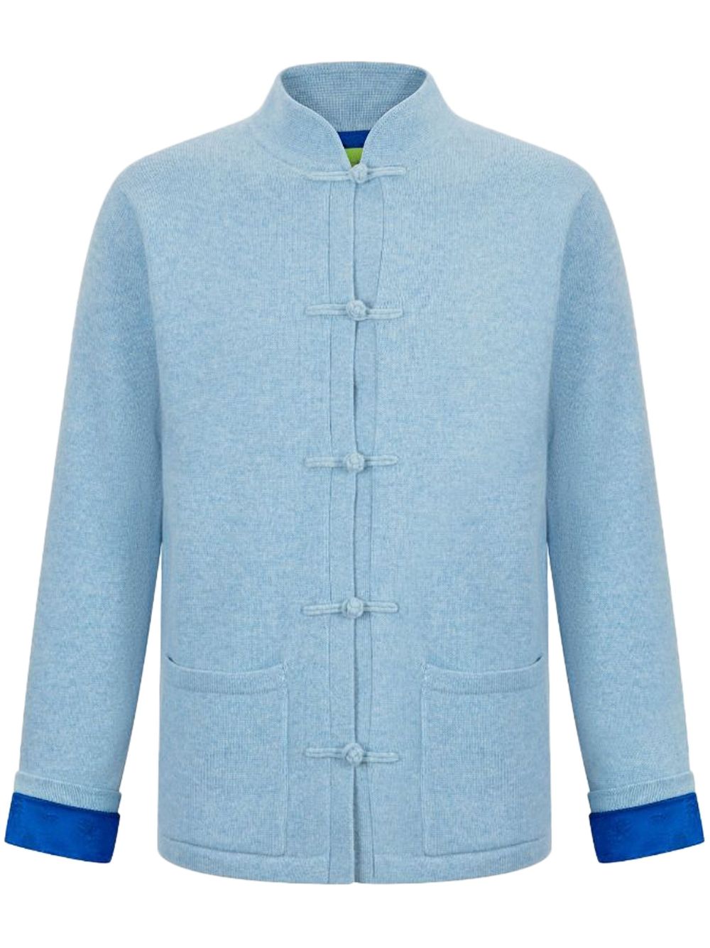 Shanghai Tang Tang cashmere cardigan - Blue