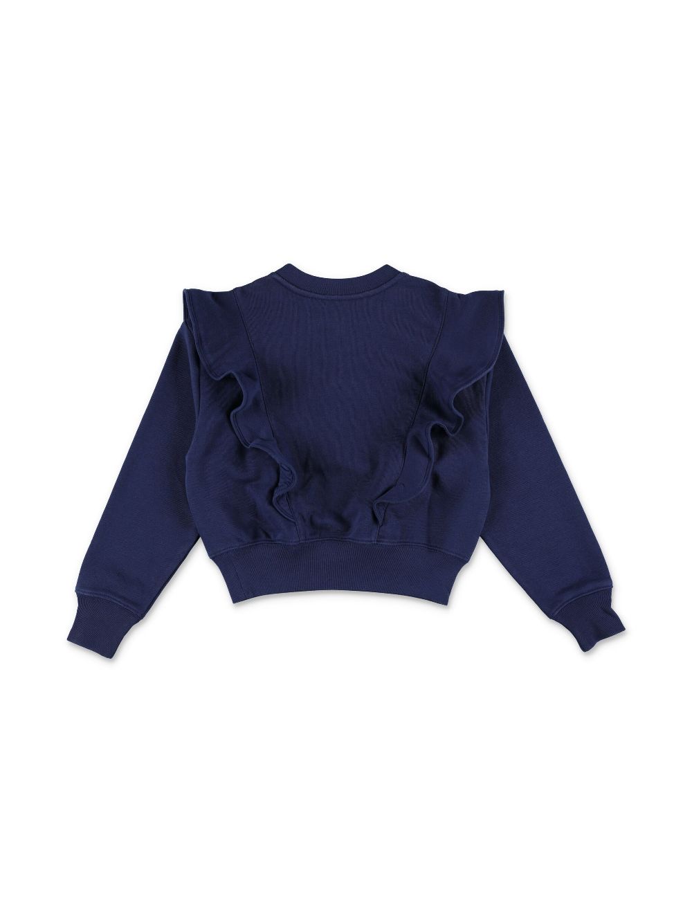 POLO RALPH LAUREN KIDS ruffle-detailed sweatshirt - Blauw