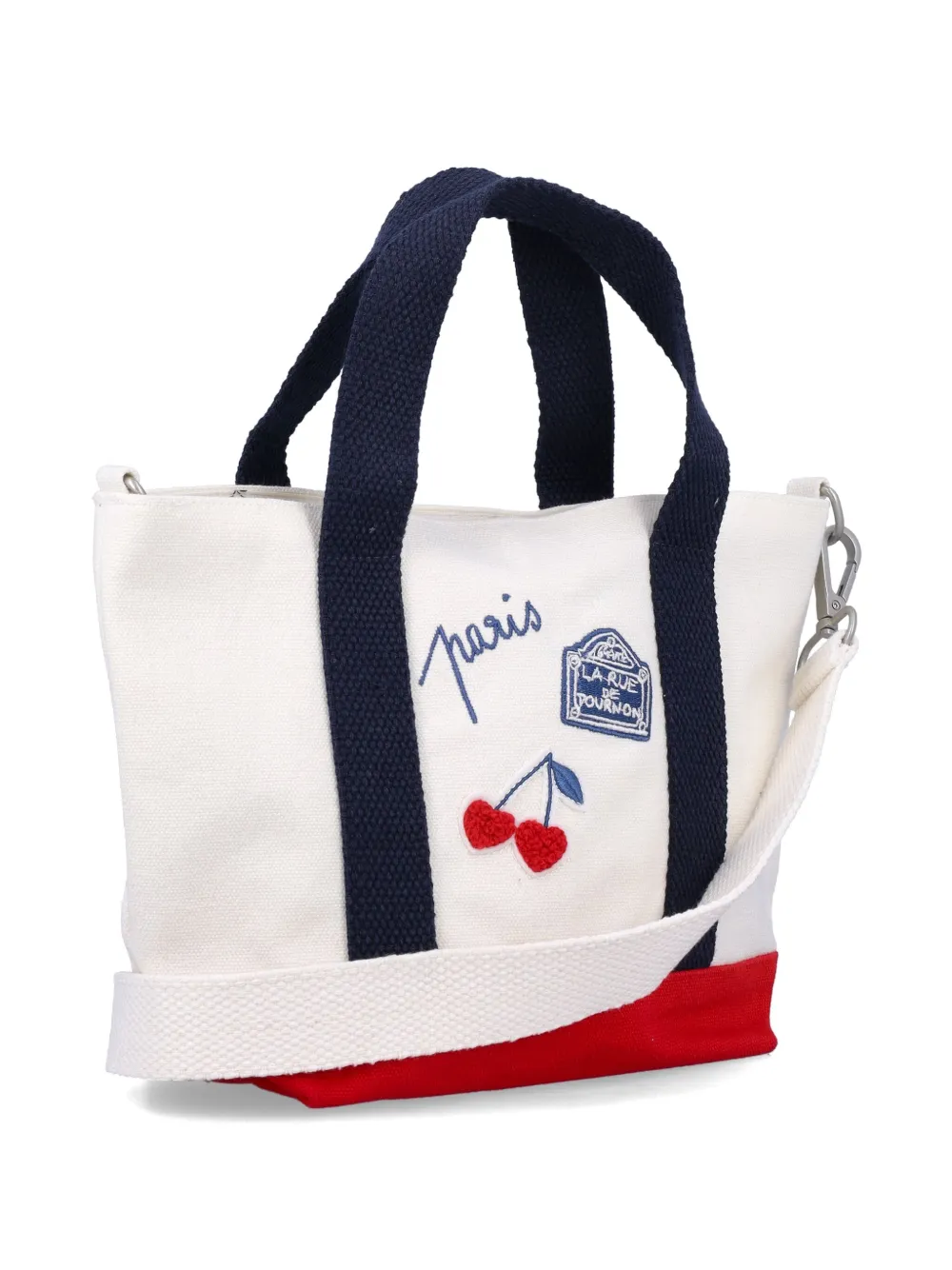 Bonpoint Cherry crossbodytas Wit