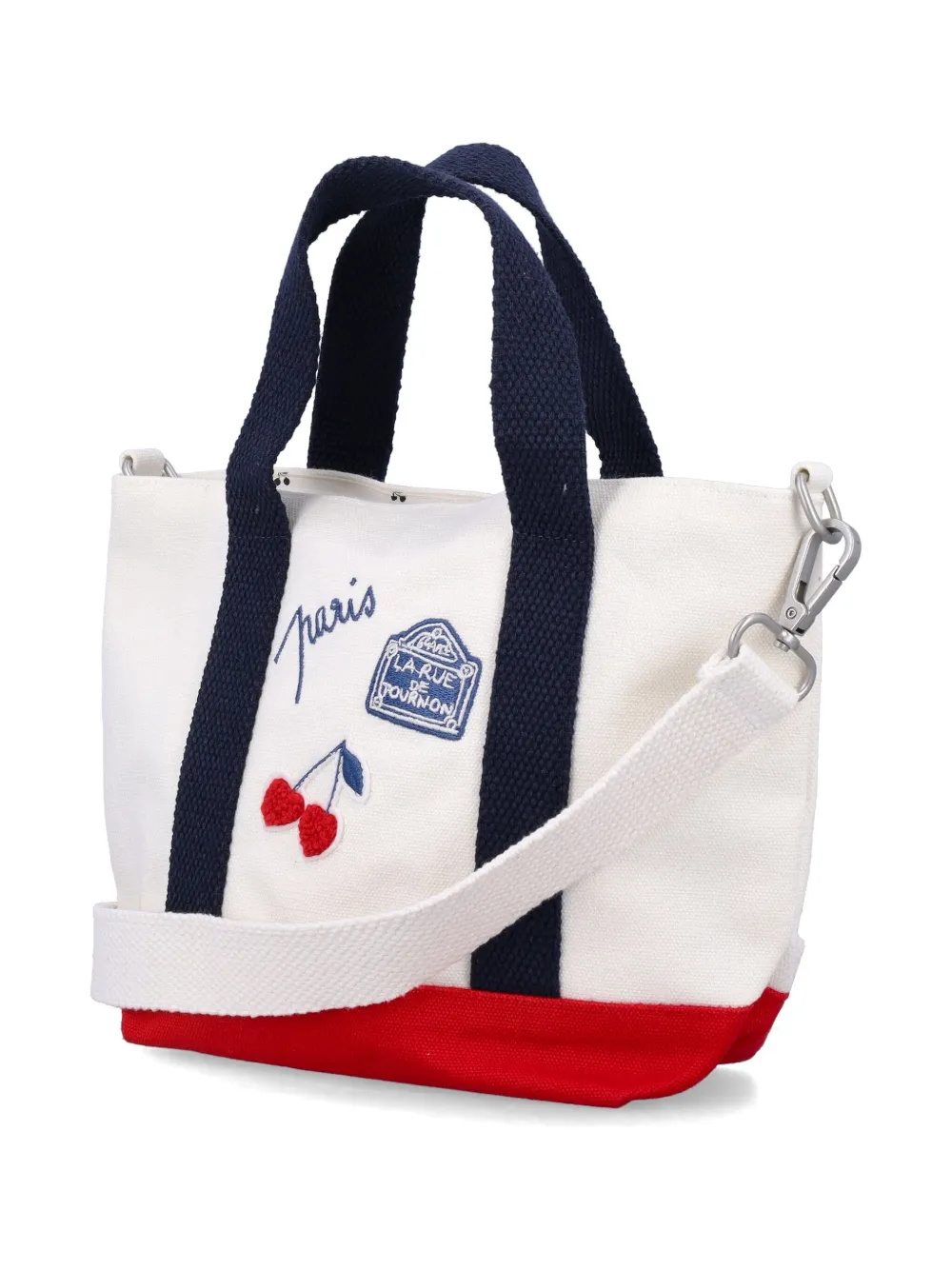 Bonpoint Cherry crossbodytas Wit