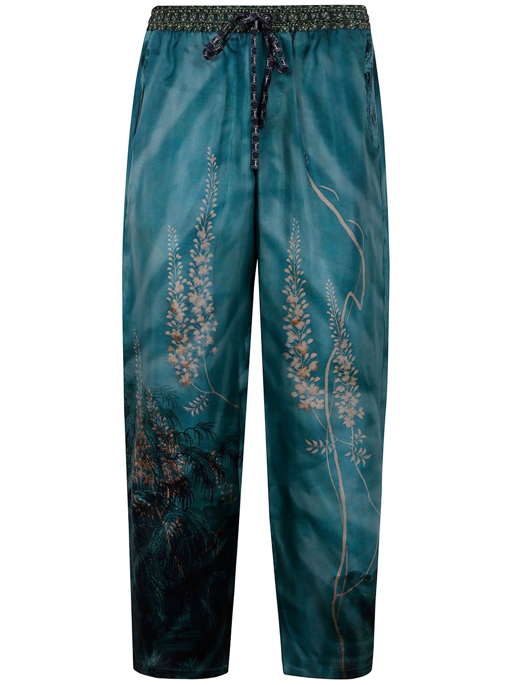 Pierre-Louis Mascia Aloe straight trousers - Blue