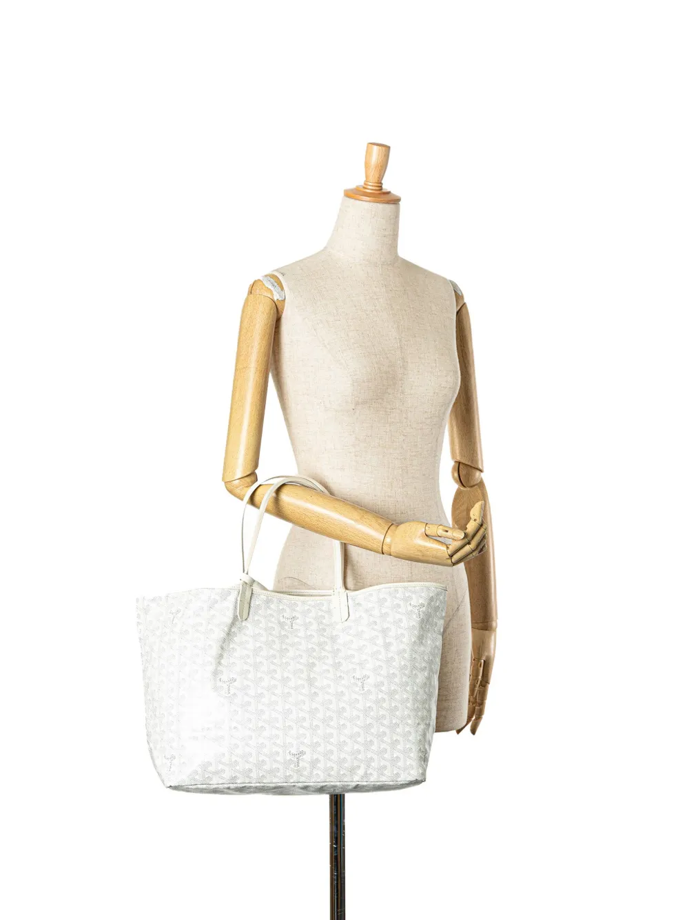 Goyard Pre-Owned 2021 Goyardine Saint Louis PM tote bag - Wit