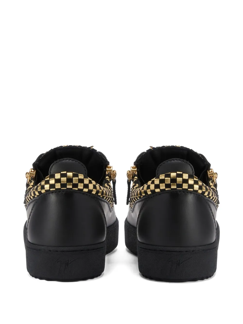 Giuseppe Zanotti Frankie check-pattern sneakers Zwart