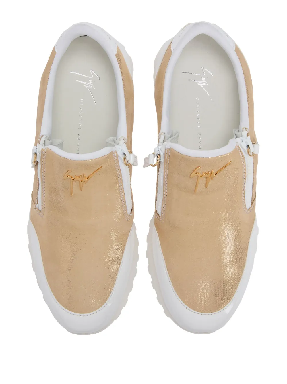 Giuseppe Zanotti Ilde Run zip-detail sneakers Gold