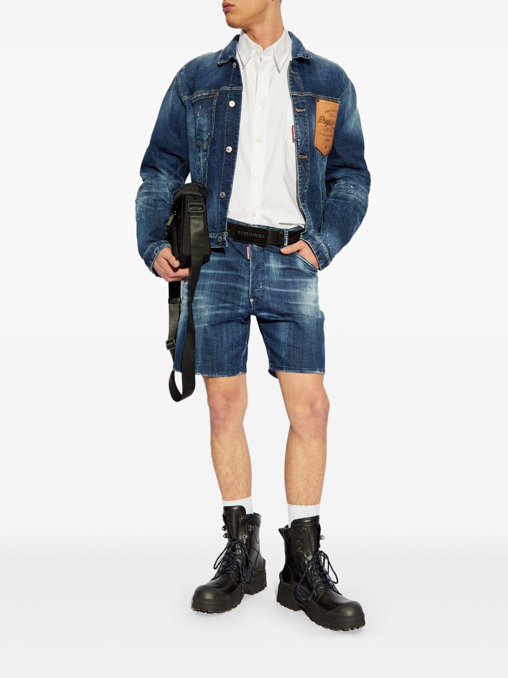 DSQUARED2 denim shorts - Blue