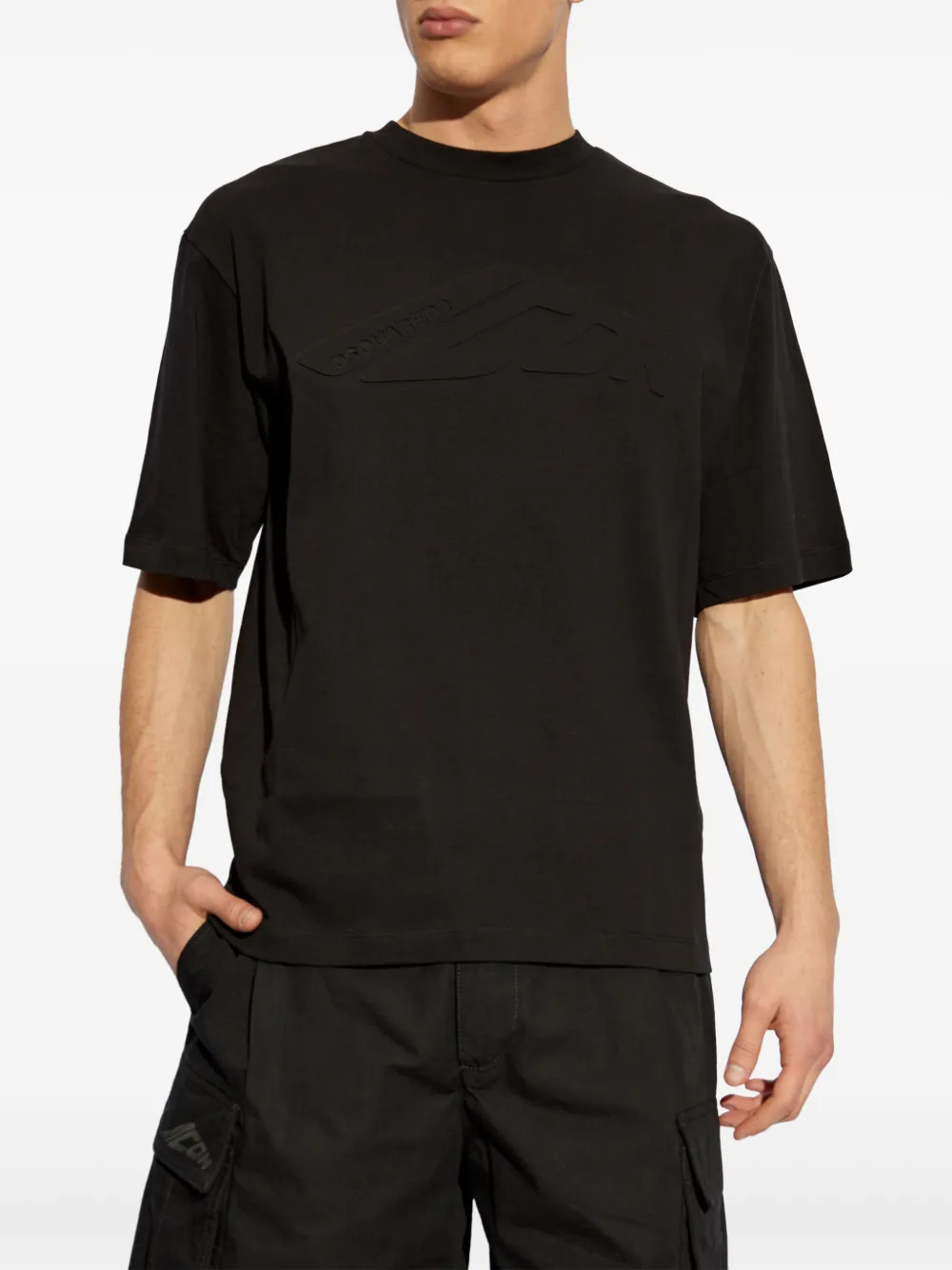 DSQUARED2 Katoenen T-shirt Zwart