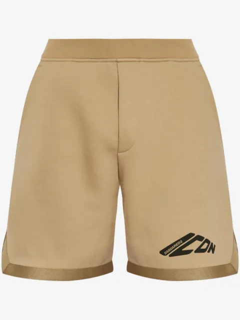 DSQUARED2 printed track shorts