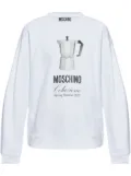 Moschino printed sweatshirt - White