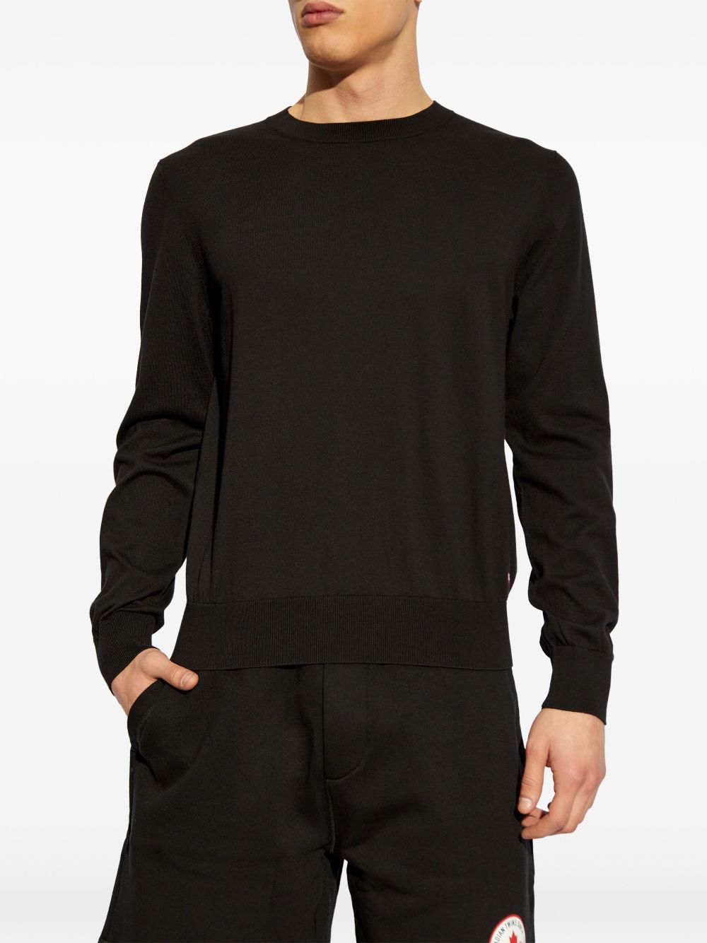 DSQUARED2 cotton jumper - Zwart