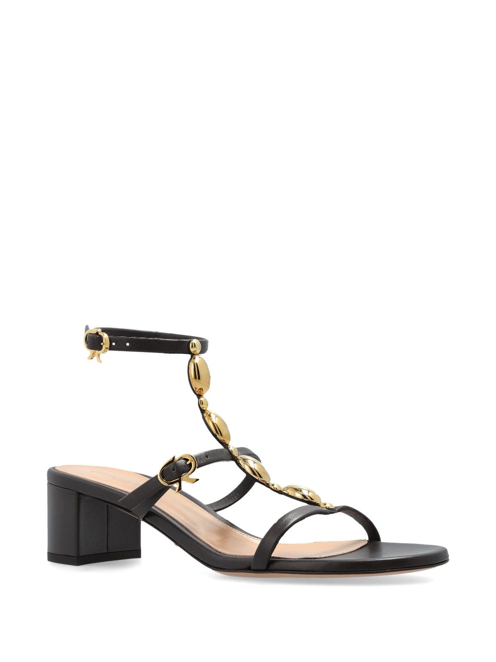 Gianvito Rossi 55 mm Kalinda sandalen - Zwart