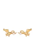 Moschino Goose earrings - Gold