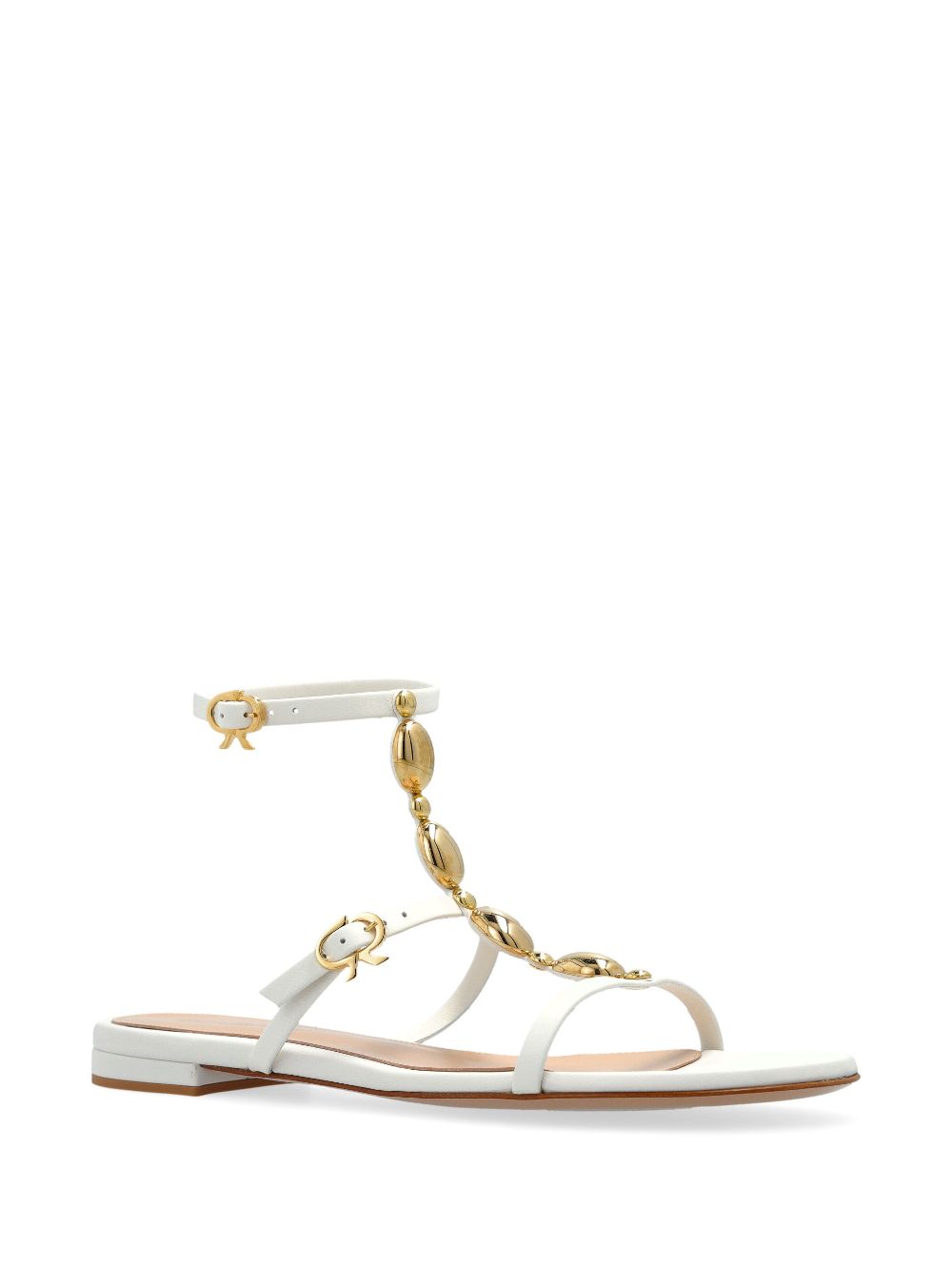 Gianvito Rossi Kalinda sandalen - Wit