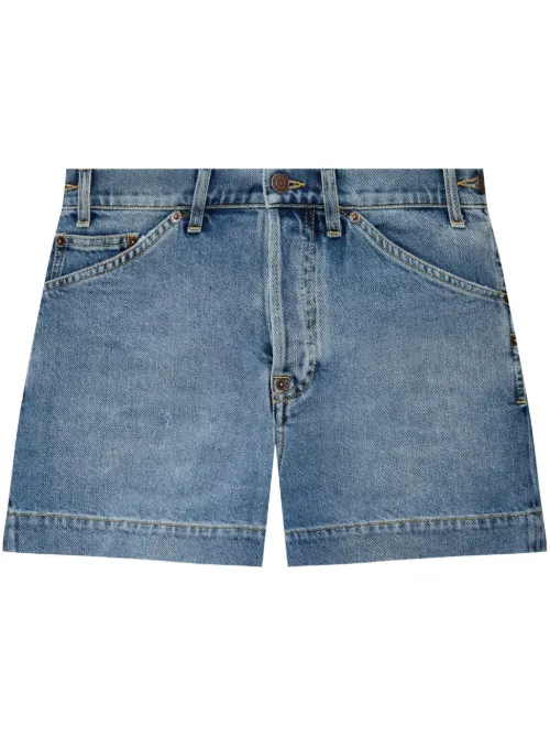 Moschino short en jean - Bleu - Moschino - Modalova