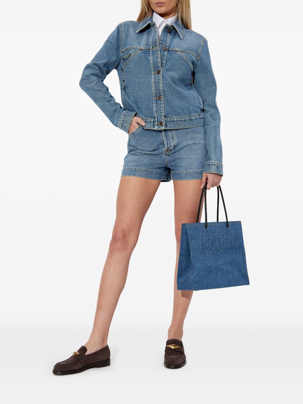 Moschino denim shorts - Blue