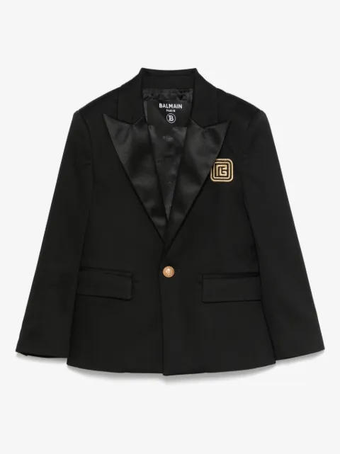 Balmain Kids Blazer met geborduurd logo