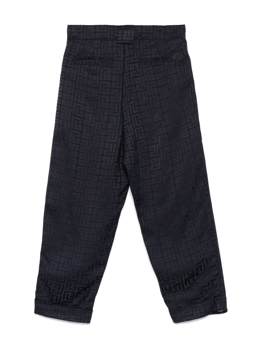 Balmain Kids Broek met PB-jacquard - Blauw