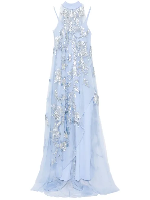 Saiid Kobeisy bead-embellished crepe jumpsuit