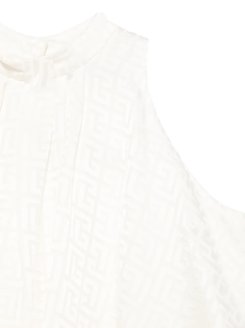 Balmain Kids Shirt met jacquard Wit