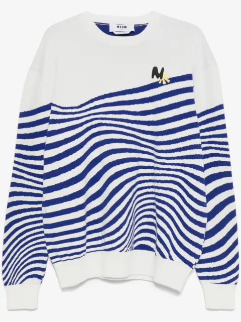 MSGM suéter Swirl