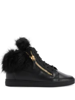 Giuseppe Zanotti Coby ハイカット スニーカー | ブラック | FARFETCH JP