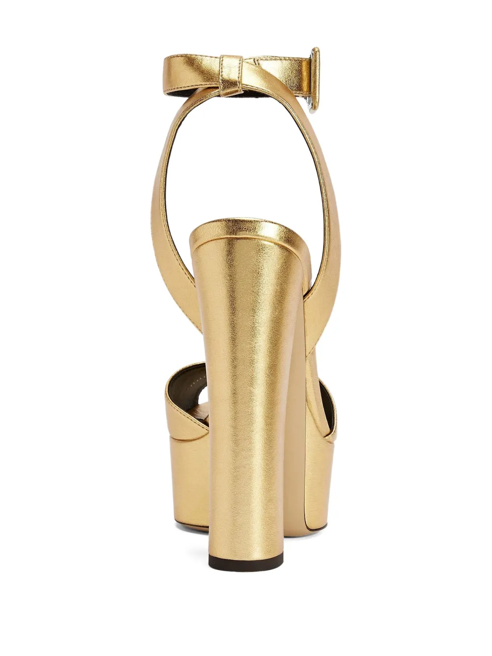 Giuseppe Zanotti 140mm Betty Platform Heeled Sandals In Gold
