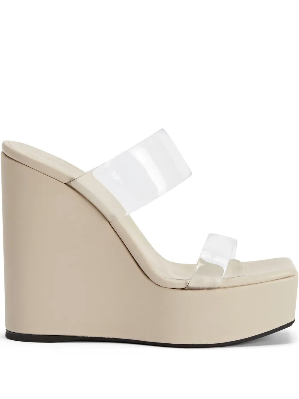 Giuseppe Zanotti 10mm Meisa Plexi sandals Neutrals