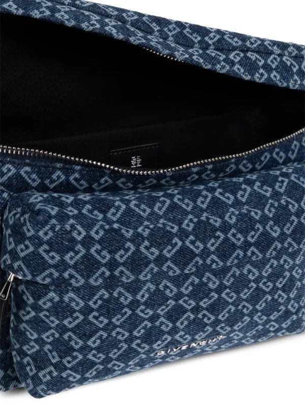 Givenchy モノグラム 72 デニムベルトバッグ | ブルー | FARFETCH JP