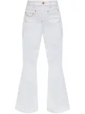 GANNI flared jeans - White